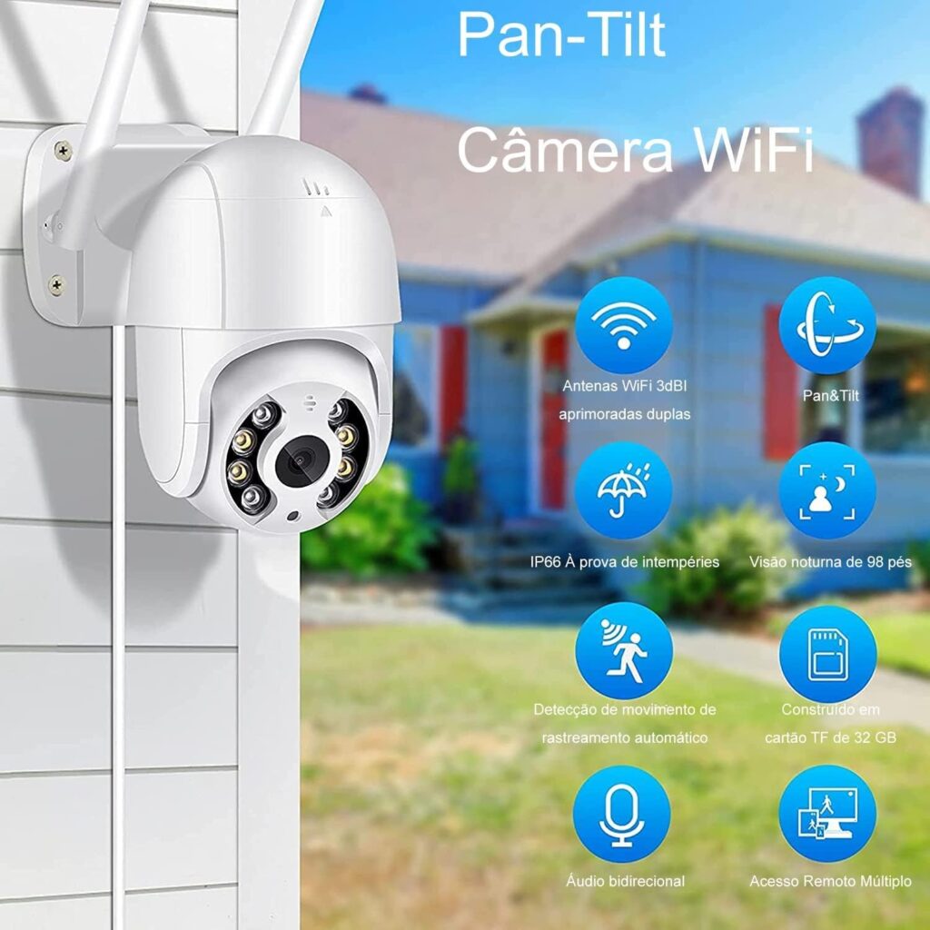 Tapo C200, Câmara de Segurança Doméstica Wi-Fi Panorâmica Pan/Tilt
